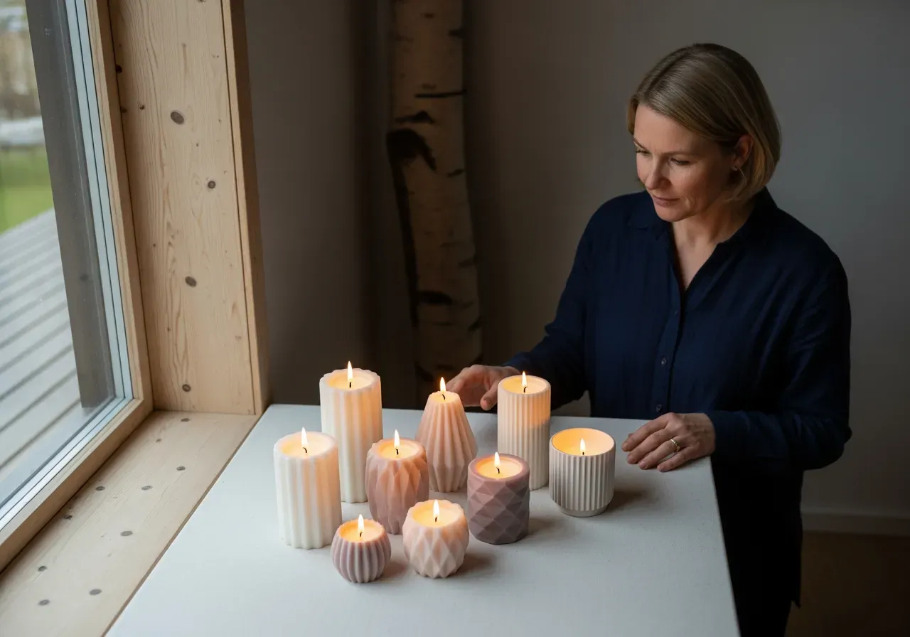 Guider för doftljus och designljus