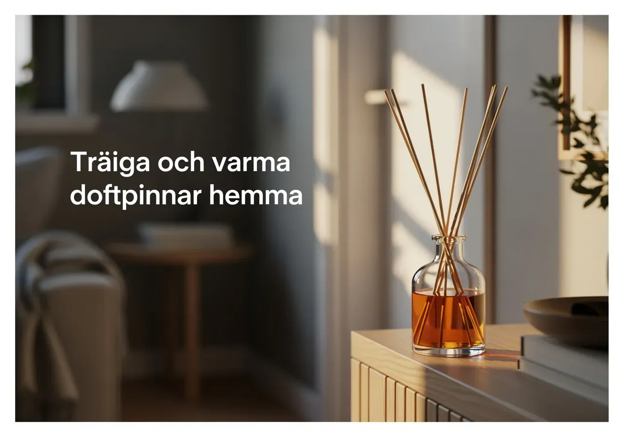 Träiga och varma doftpinnar hemma