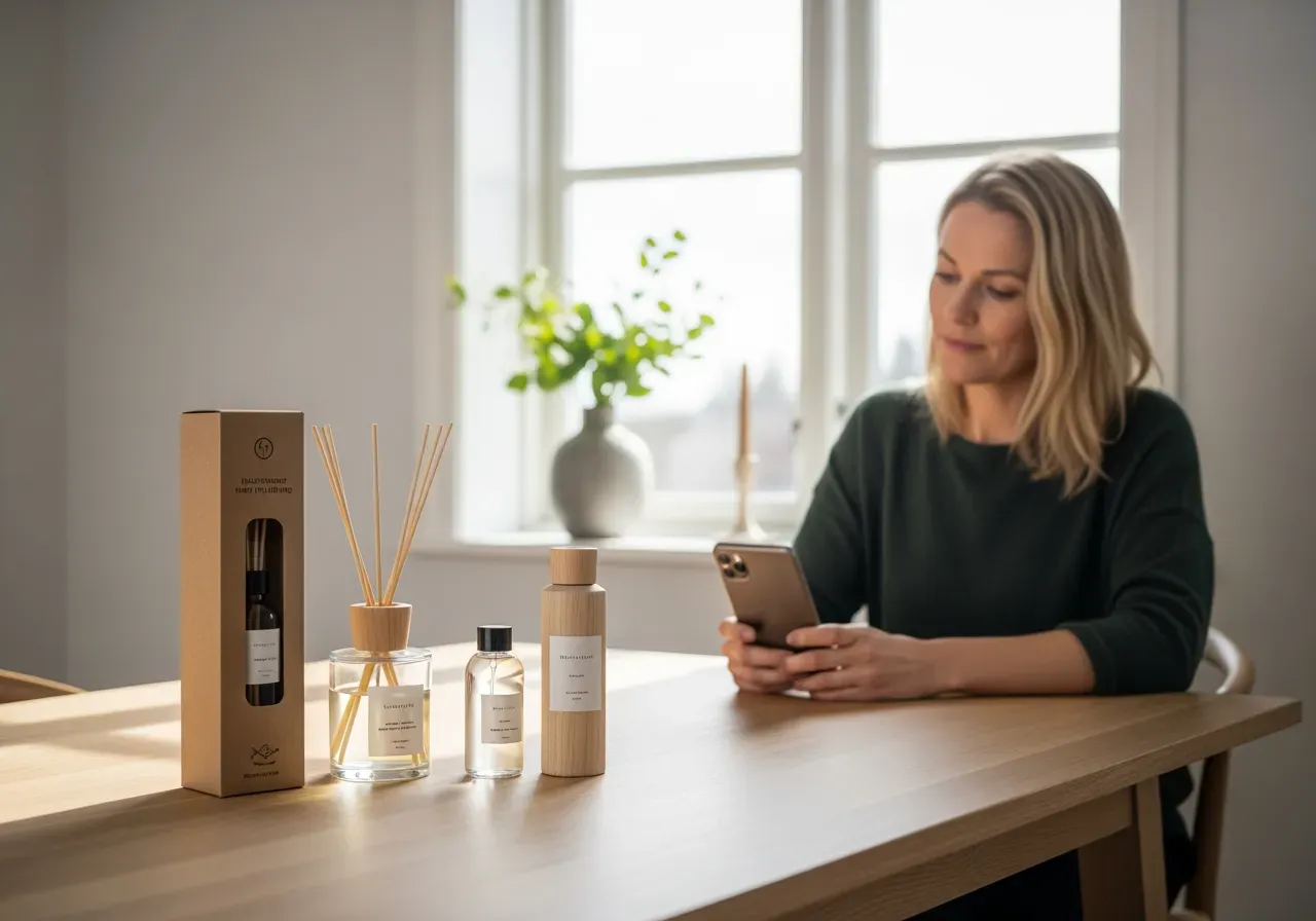 Hållbara doftpinnar med påfyllning