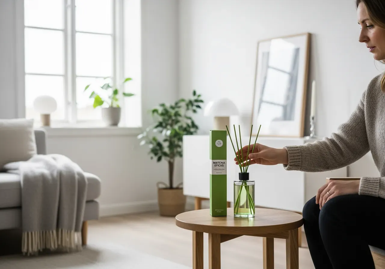 Matcha doftpinnar med inredning