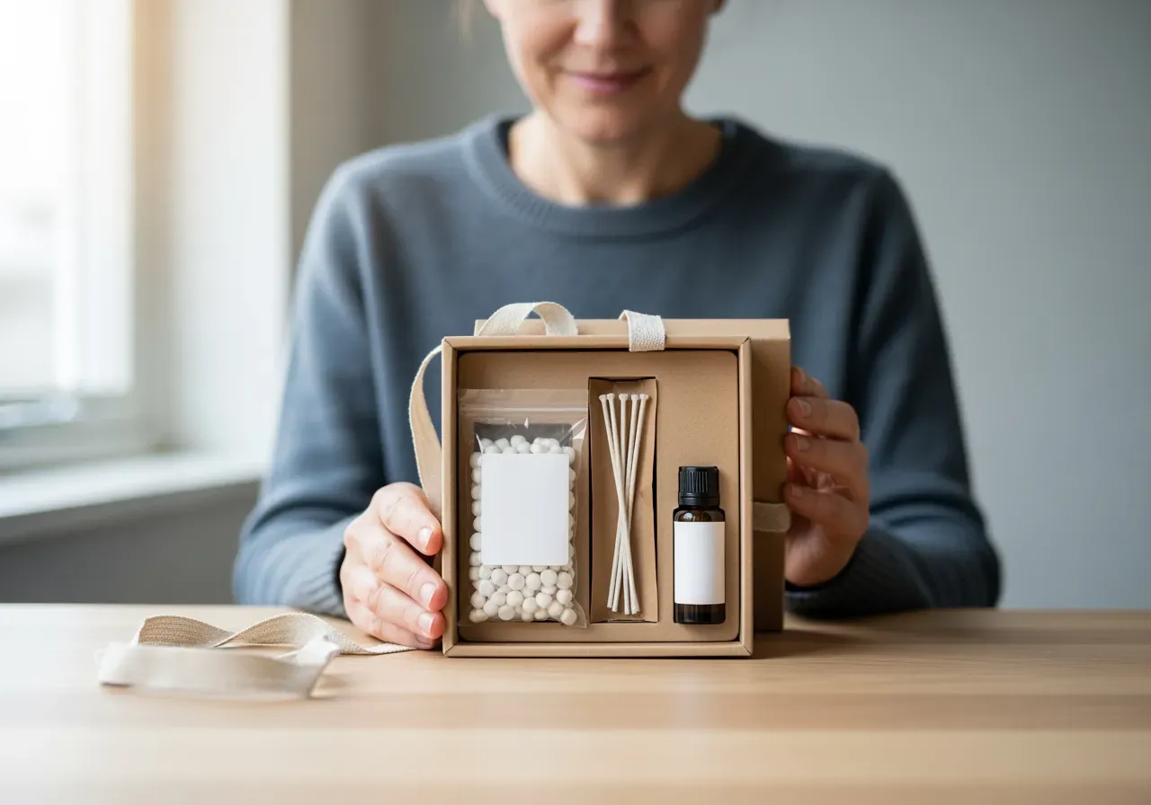 Refillpaket till doftljus som gåva