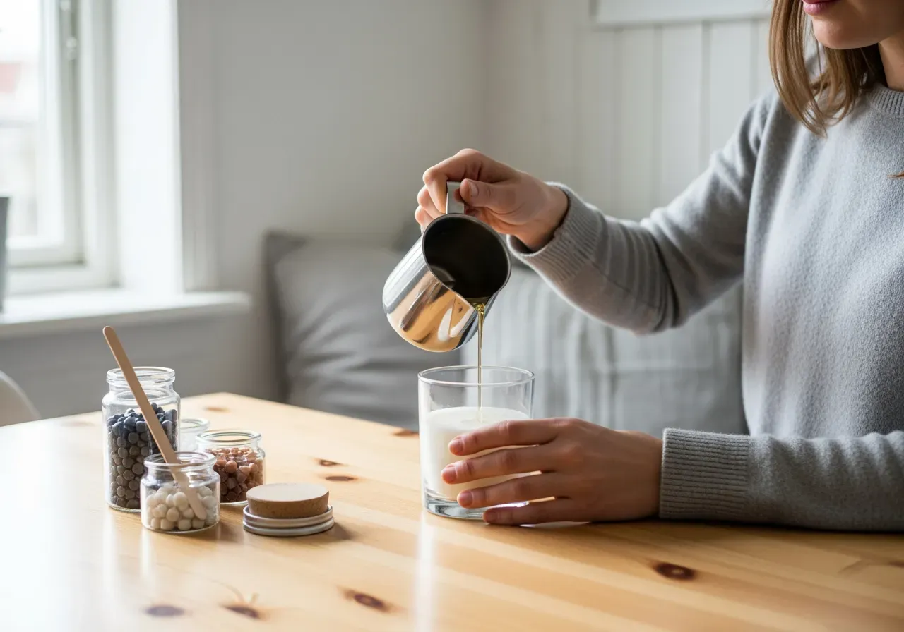 Påfyllning av doftljus hemma