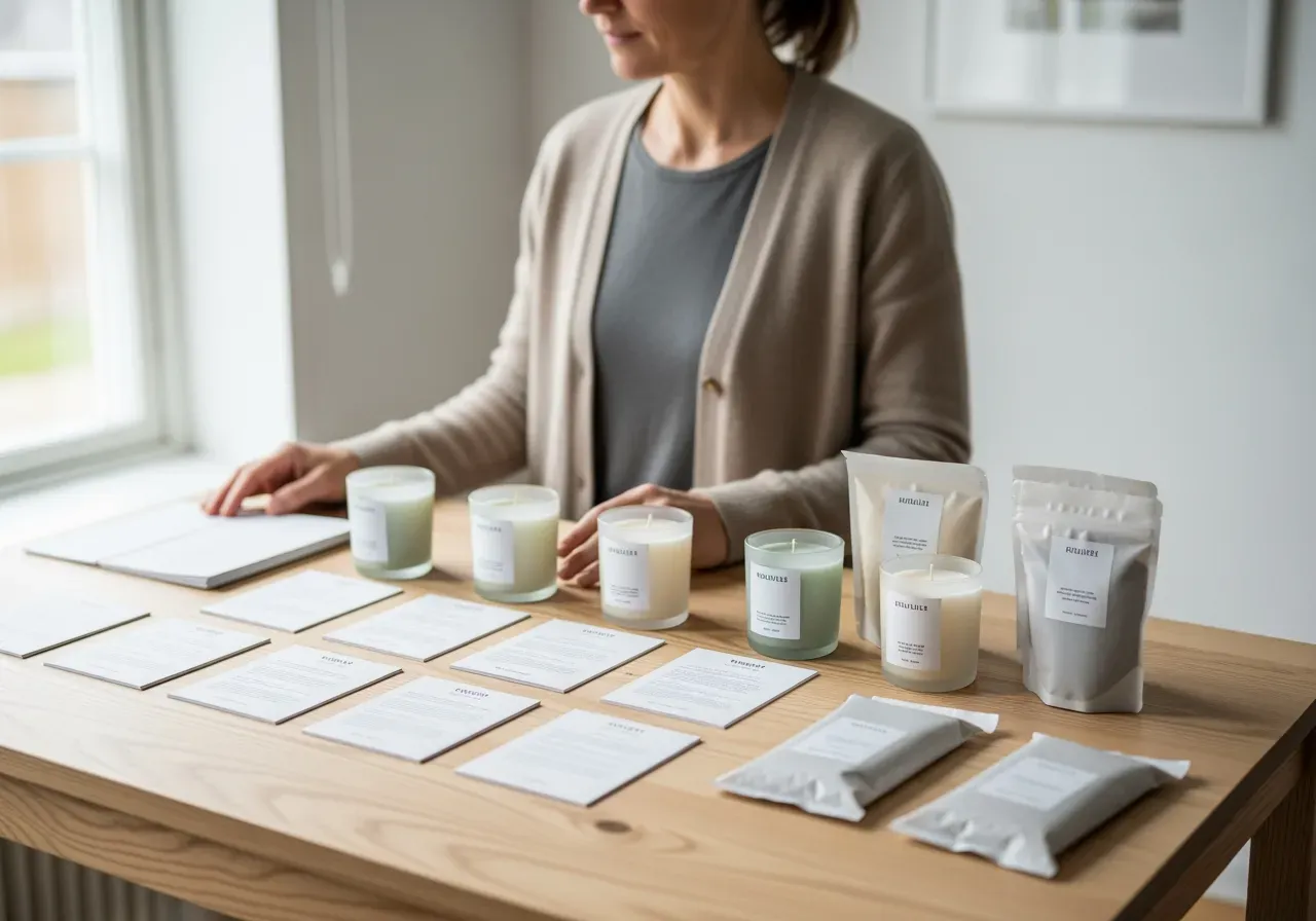 Guider för doftljus med påfyllning