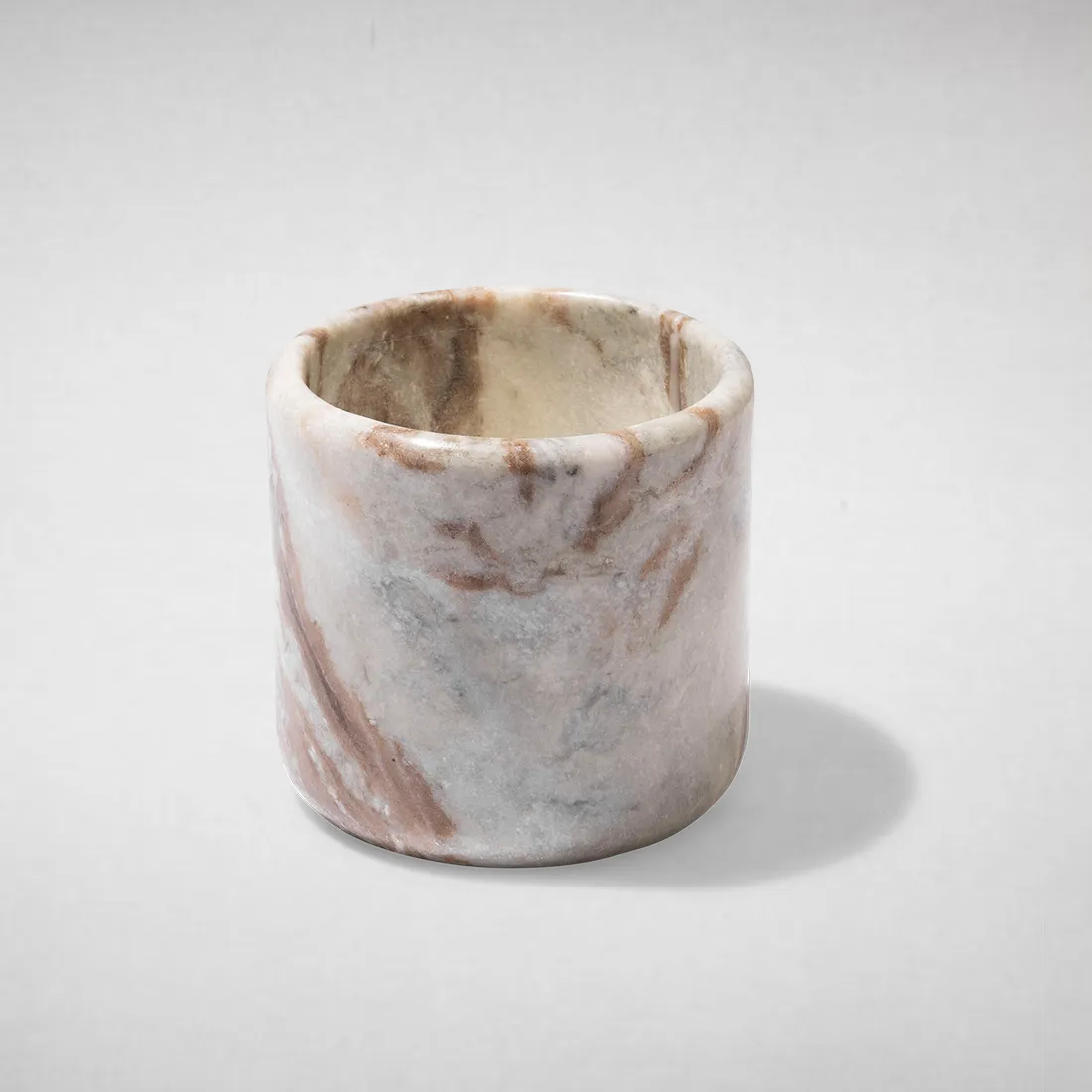 Marble stone  candle - Cedar