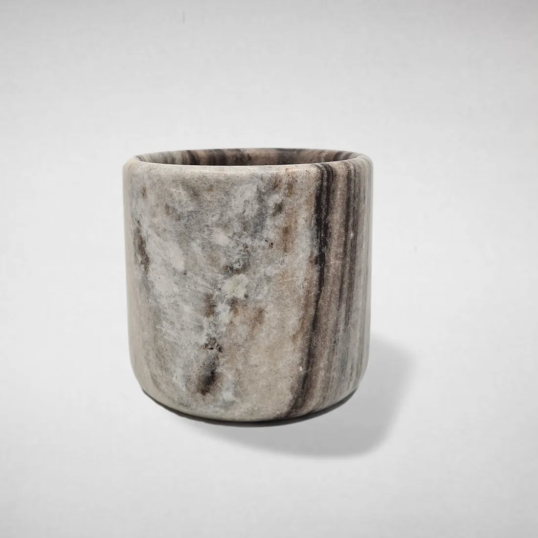 Marble stone candle - Lily Rose